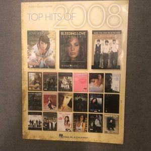 - Top Hits of 2008 : Piano Vocal Guitar Music Book